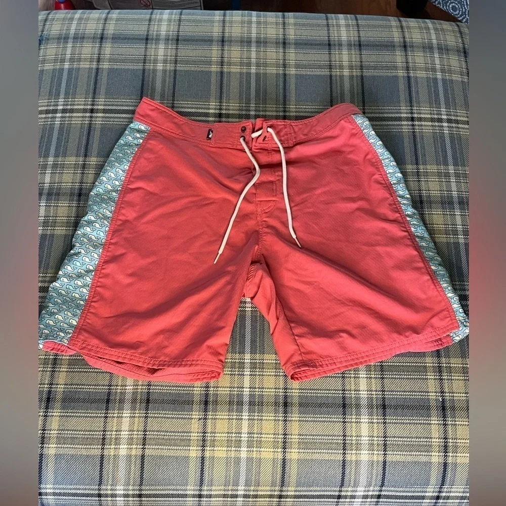 Vineyard Vines Men’s Swim Trunks Board Shorts Whales